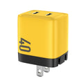 WK WP-U128 Cargador de nitruro de galio con interfaz dual USB-C/tipo-C de 40 W, especificaciones: enchufe de EE. UU., US Plug