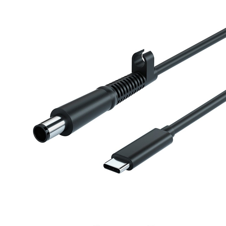 Cable de carga de alimentación para computadora portátil USB-C / Type-C a 7,4 x 0,6 mm para HP, longitud del cable: aproximadamente 1,5 m, Type-C to 7.4 x 0.6mm For HP Laptop, Type-C to 7.4 x 0.6mm