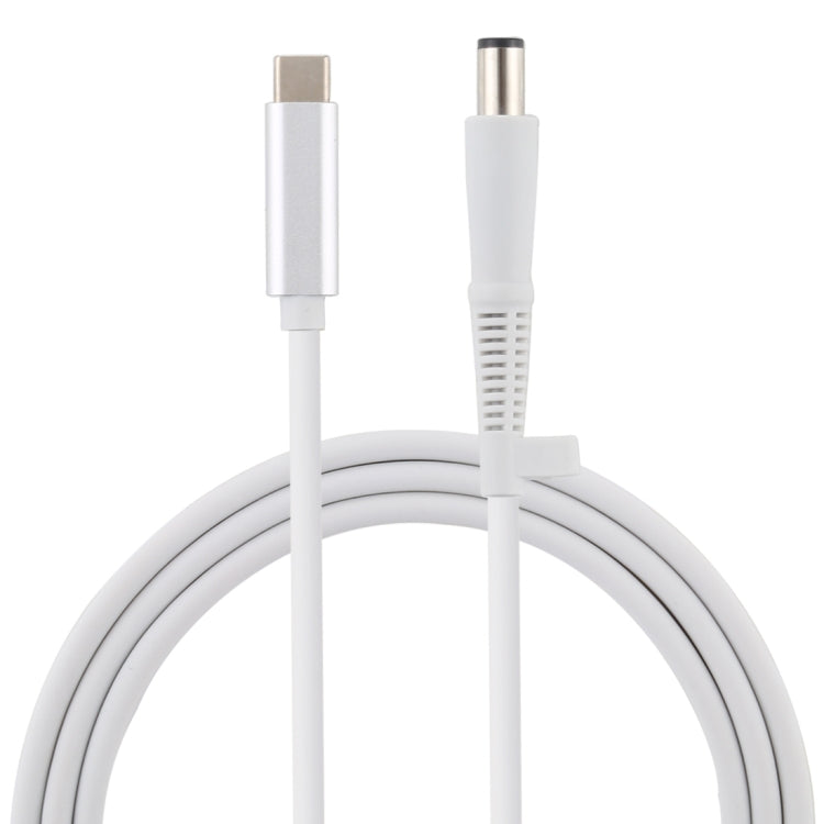 Cable de carga de alimentación para computadora portátil USB-C / Type-C a 7,4 x 0,6 mm para HP, longitud del cable: aproximadamente 1,5 m, Type-C to 7.4 x 0.6mm For HP Laptop, Type-C to 7.4 x 0.6mm