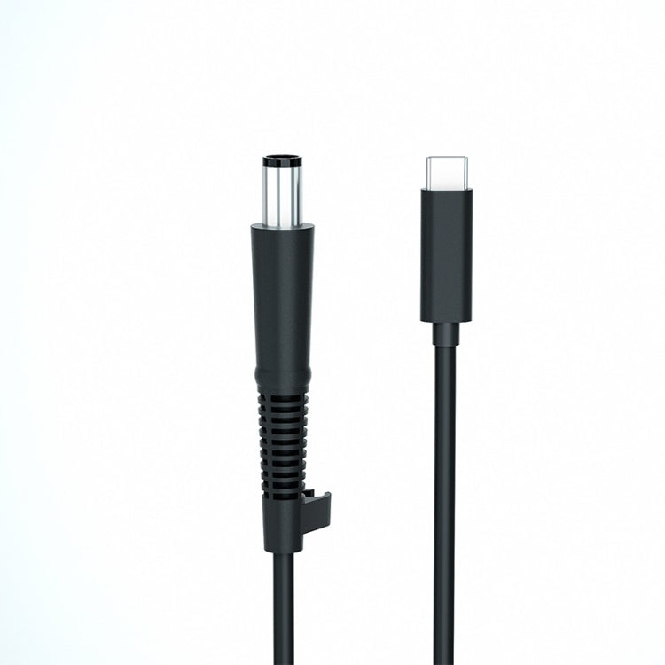 Cable de carga de alimentación para computadora portátil USB-C / Type-C a 7,4 x 0,6 mm para HP, longitud del cable: aproximadamente 1,5 m, Type-C to 7.4 x 0.6mm For HP Laptop, Type-C to 7.4 x 0.6mm