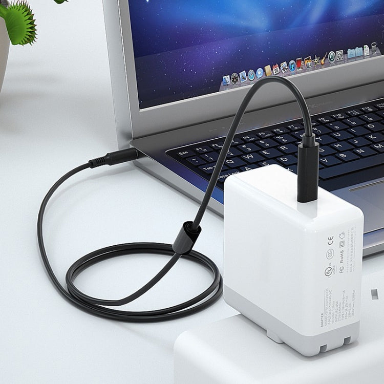Cable de carga de alimentación para computadora portátil USB-C / Type-C a 7,4 x 0,6 mm para HP, longitud del cable: aproximadamente 1,5 m, Type-C to 7.4 x 0.6mm For HP Laptop, Type-C to 7.4 x 0.6mm