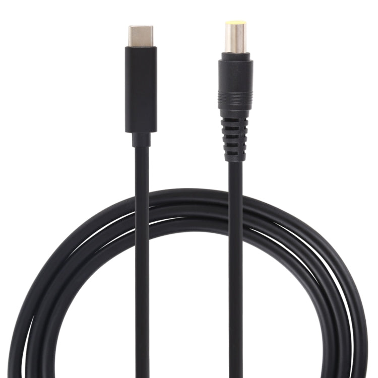 Para cable de carga de alimentación para computadora portátil Lenovo USB-C / Type-C a 7,9 x 5,5 mm, longitud del cable: aproximadamente 1,5 m, Type-C to 7.9 x 5.5mm