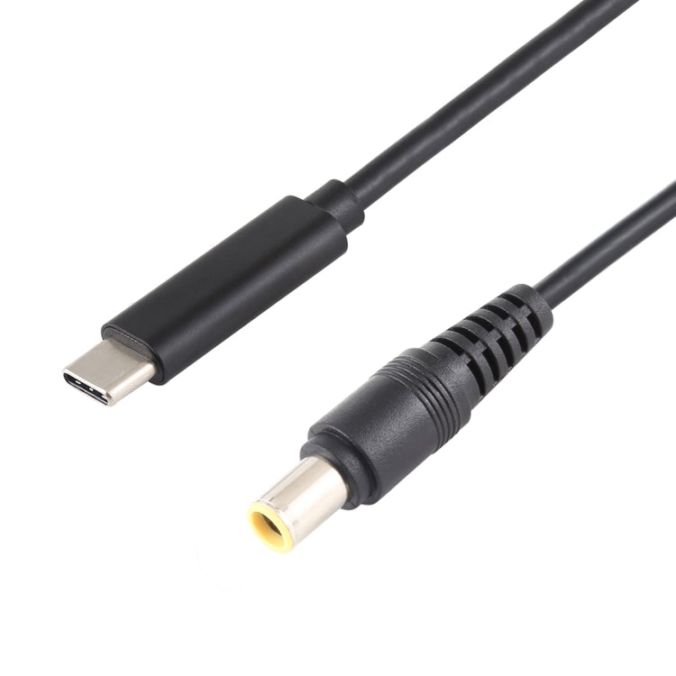 Para cable de carga de alimentación para computadora portátil Lenovo USB-C / Type-C a 7,9 x 5,5 mm, longitud del cable: aproximadamente 1,5 m, Type-C to 7.9 x 5.5mm