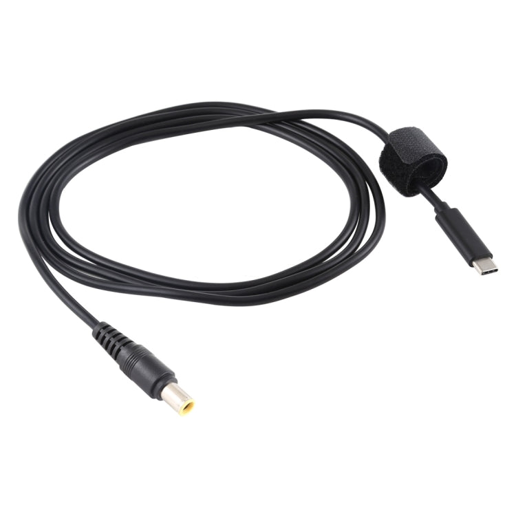 Para cable de carga de alimentación para computadora portátil Lenovo USB-C / Type-C a 7,9 x 5,5 mm, longitud del cable: aproximadamente 1,5 m, Type-C to 7.9 x 5.5mm