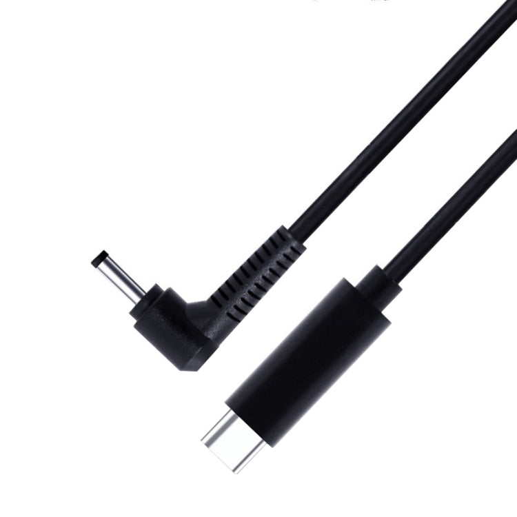 Cable de carga de alimentación para computadora portátil USB-C / Type-C a 4,0 x 1,7 mm, longitud del cable: aproximadamente 1,5 m, Type-C to 4.0 x 1.7mm Bullet Head