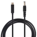 Cable de carga de alimentación para computadora portátil USB-C / Type-C a 5,5 x 2,1 mm, longitud del cable: aproximadamente 1,5 m, Type-C to 5.5 x 2.1mm