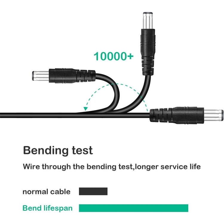 Cable de carga de alimentación para computadora portátil USB-C / Type-C a 5,5 x 2,1 mm, longitud del cable: aproximadamente 1,5 m, Type-C to 5.5 x 2.1mm