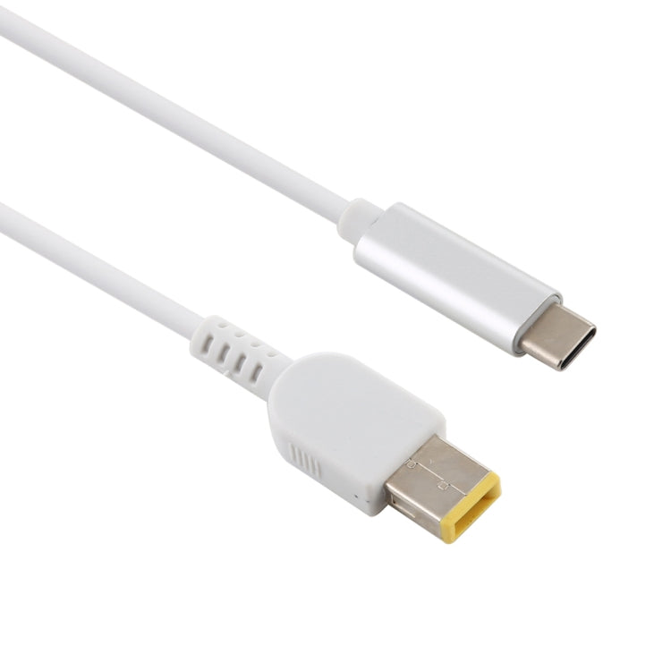 Cable de carga de alimentación para computadora portátil USB-C / Type-C a Big Square macho para Lenovo, longitud del cable: aproximadamente 1,5 m, Type-C to Big Square