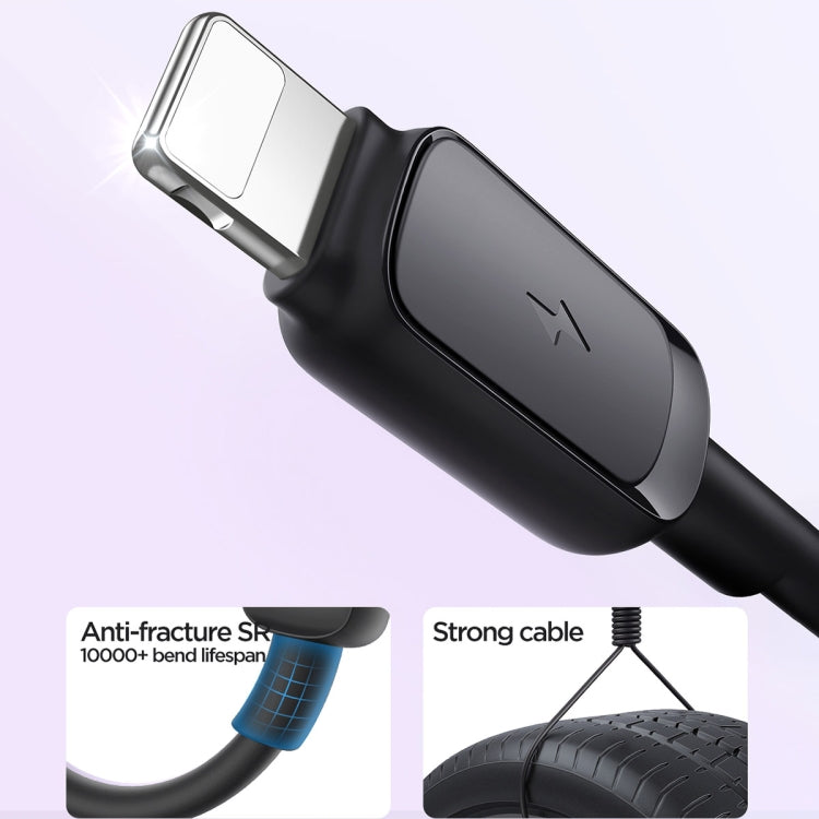 JOYROOM S-AL012A14 Cable de datos de carga rápida USB de 2,4 A de serie multicolor a 8 pines, longitud: 1,2 m, USB to 8 Pin