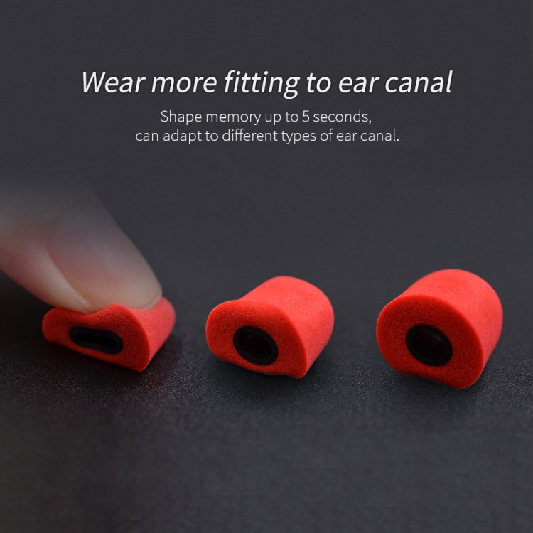Kit de auriculares de espuma viscoelástica con cancelación de ruido y aislamiento acústico KZ de 6 piezas para todos los auriculares internos, tamaño: L, M y S