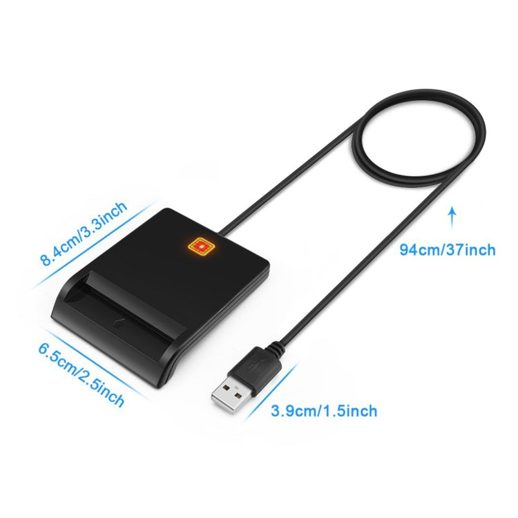 Lector de tarjetas inteligentes con chip SIM ROCKETEK SCR1 CAC ID, SCR1
