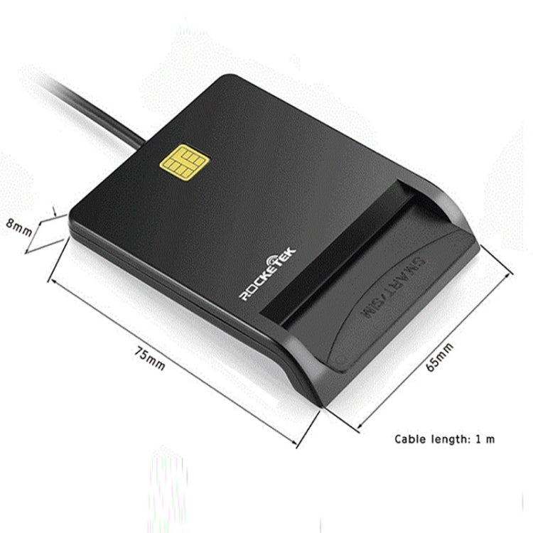Lector de tarjetas inteligentes ROCKETEK SCR1-C CAC ID SIM Chip, SCR1-C