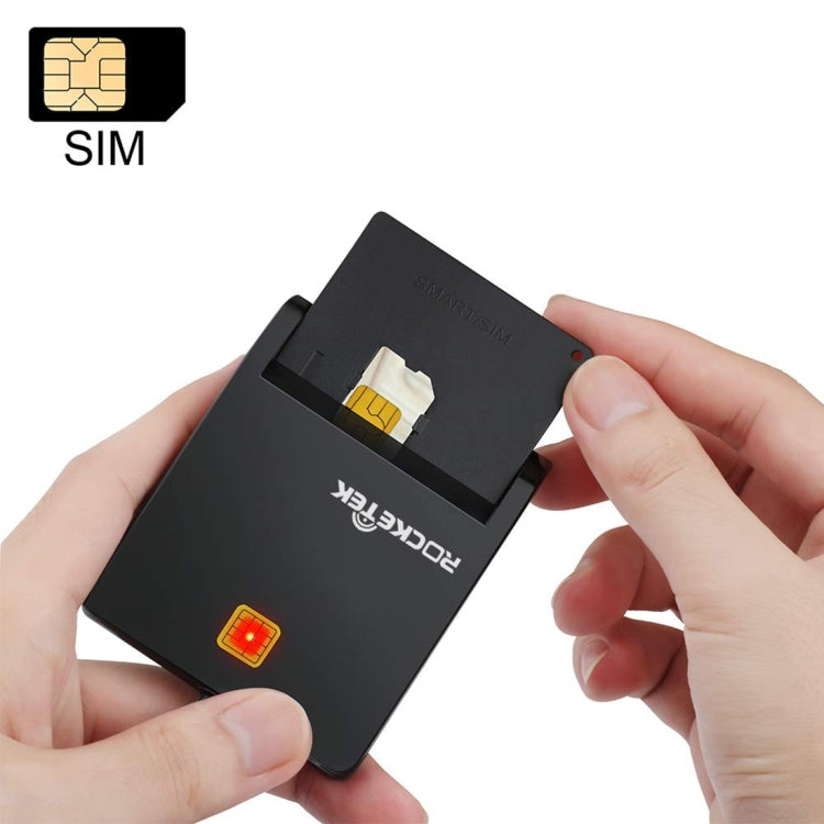Lector de tarjetas inteligentes ROCKETEK SCR1-C CAC ID SIM Chip, SCR1-C