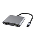 Estación de acoplamiento multifunción USB-C / Type-C a HDMI HUB dual 2 en 1
