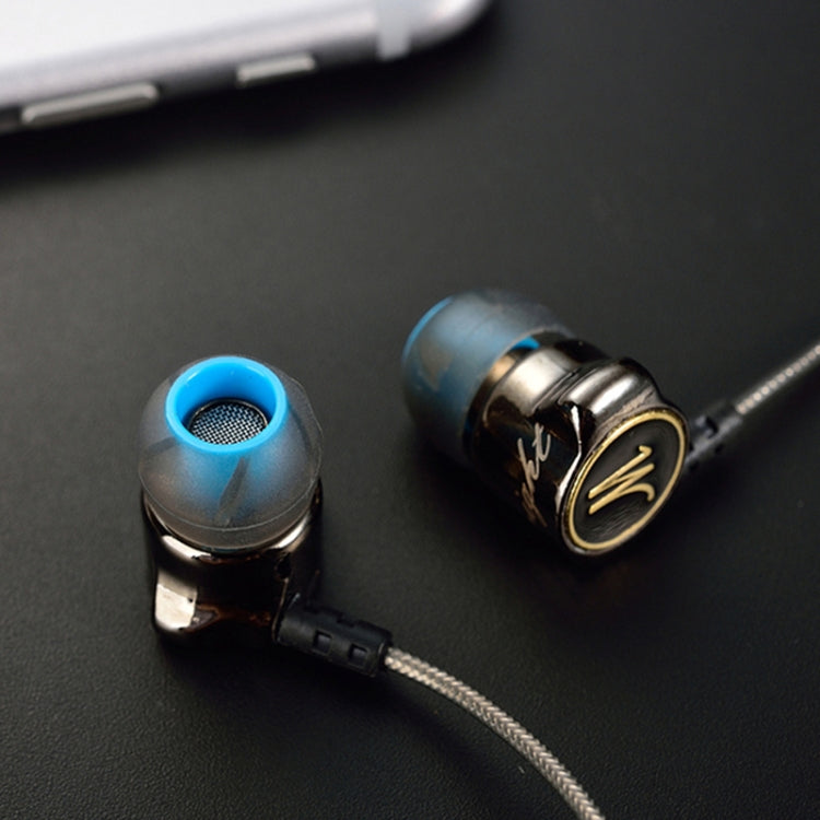 QKZ DM7 Auriculares internos de música deportivos totalmente metálicos de alta calidad, versión básica