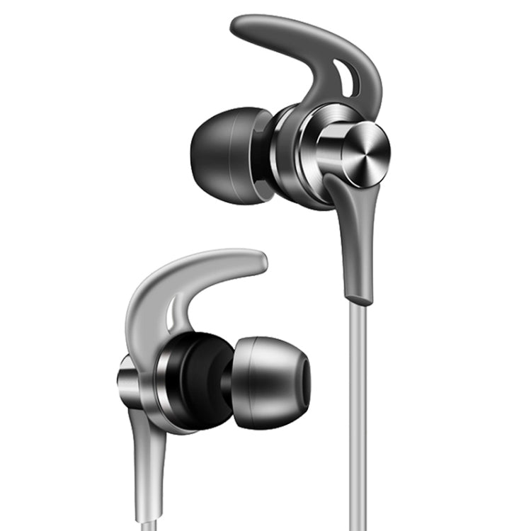 QKZ EQ1 CNC Metal Shark Fin Auriculares Deportes Música Auriculares, Versión Micrófono