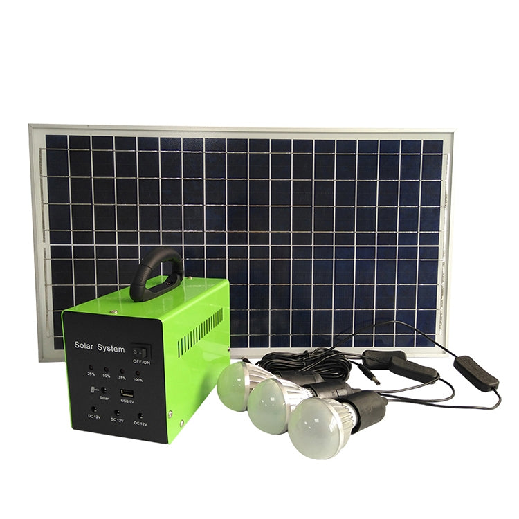 Sistema de generación de energía solar de alta potencia para el hogar SG30W-AC100 30W, 30W