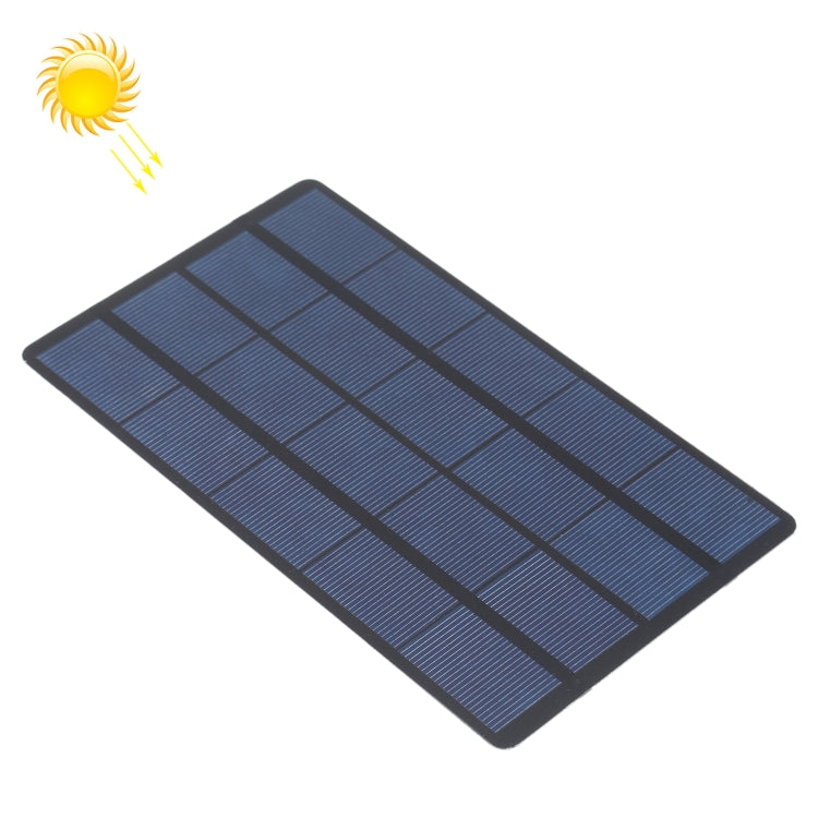 Célula del módulo del panel solar de la batería de energía solar de 5V 3W 600mAh DIY, tamaño: 110 x 190 mm, 5V 3W 600mAh 110 x 190mm