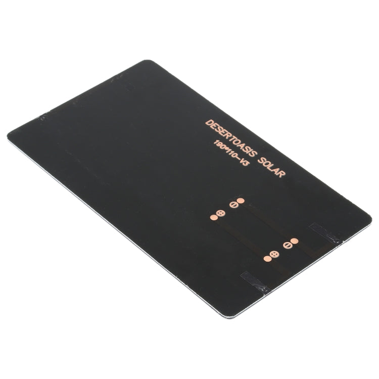 Célula del módulo del panel solar de la batería de energía solar de 5V 3W 600mAh DIY, tamaño: 110 x 190 mm, 5V 3W 600mAh 110 x 190mm