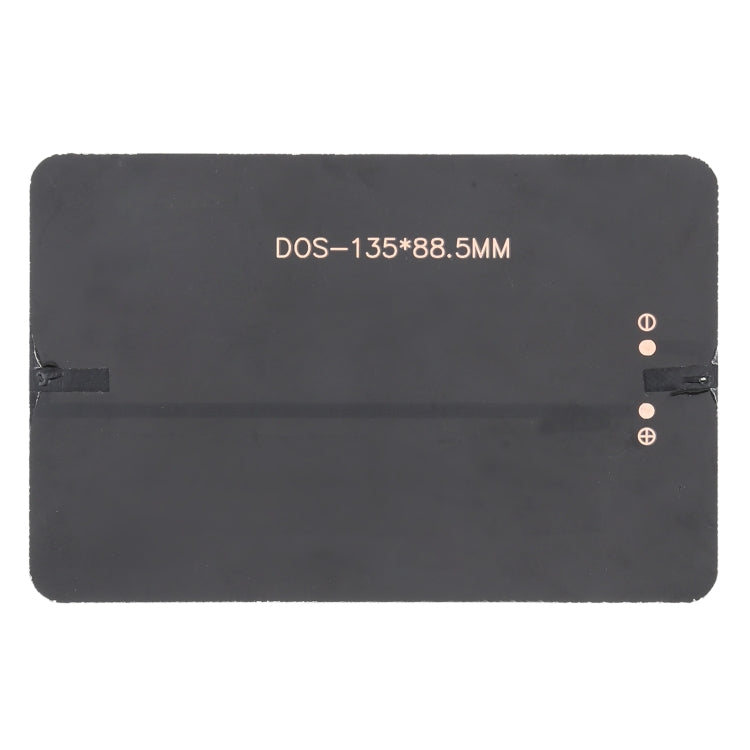 Célula del módulo del panel solar de la batería de energía solar DIY de 5,5 V 1,5 W 290 mAh, tamaño: 135 x 88,5 mm, 5.5V 1.5W 290mAh 135 x 88.5mm