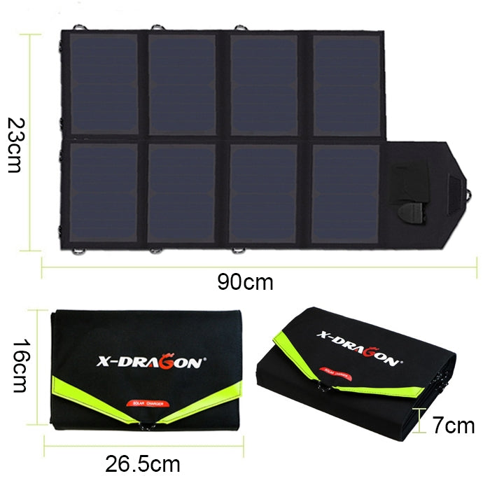 ALLPOWERS 40W Cargador de panel solar Cargadores de batería solares portátiles 5V 18V