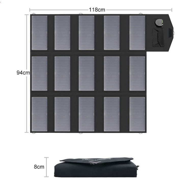 ALLPOWERS Cargador de panel solar portátil 100W 18V Cargador de batería solar de panel solar plegable