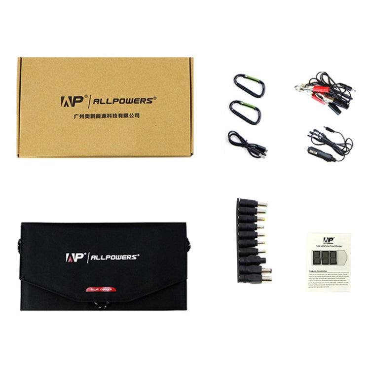 ALLPOWERS 18V 21W Panel de cargador solar energía solar plegable impermeable