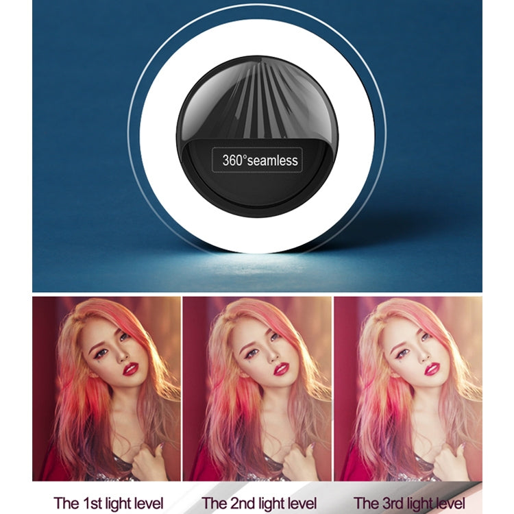Luz recargable del relleno del flash del clip de Selfie de la luz de Selfie de la belleza RK34