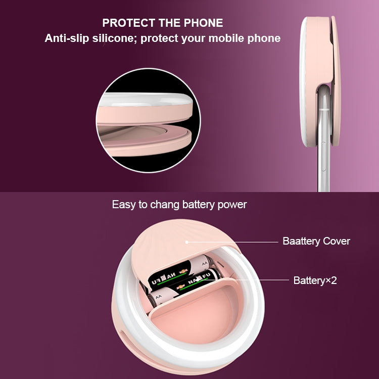 Luz recargable del relleno del flash del clip de Selfie de la luz de Selfie de la belleza RK34