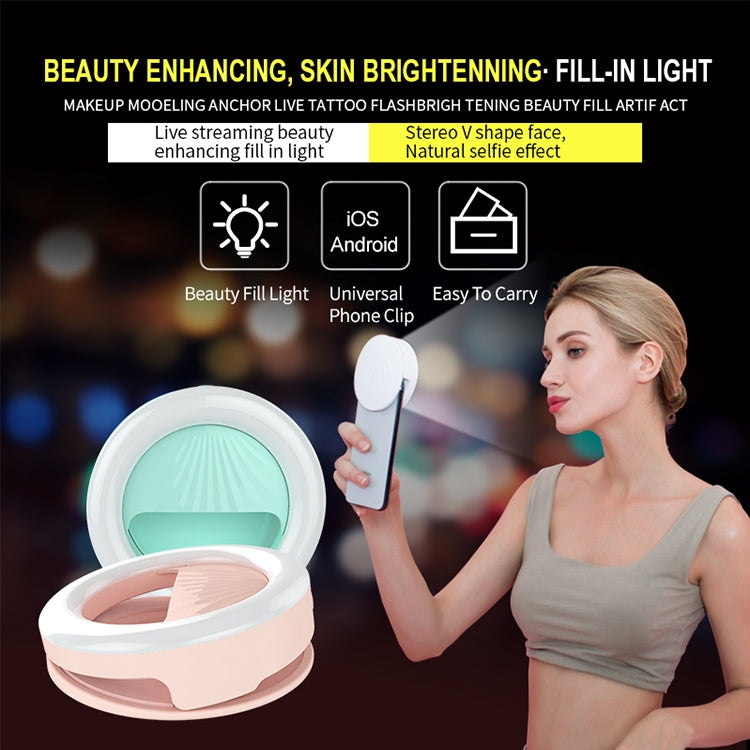 Luz recargable del relleno del flash del clip de Selfie de la luz de Selfie de la belleza RK34