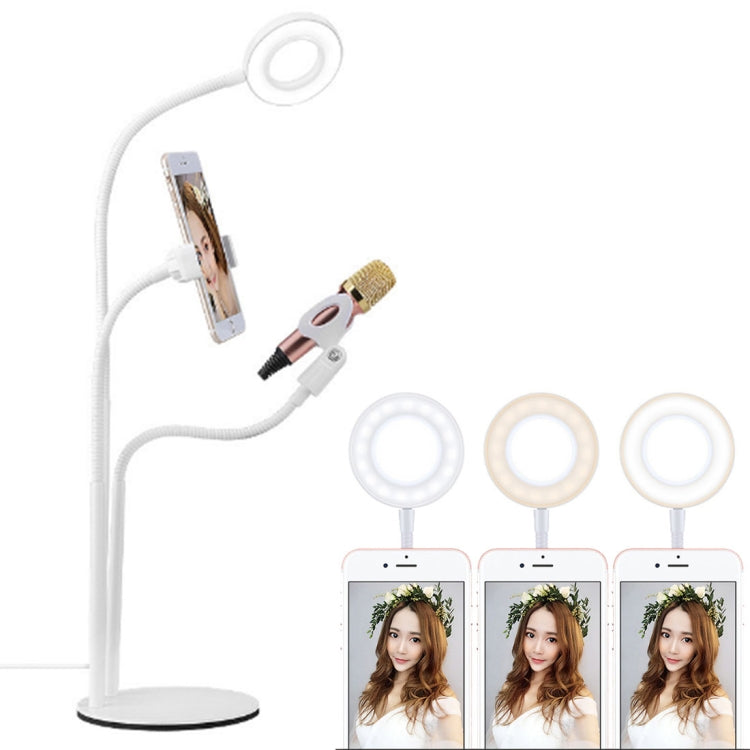 para grabación de estudio, transmisión en vivo, show en vivo, KTV, etc., Microphone Clip+Phone Holder（Black）, Microphone Clip+Phone Holder（White）
