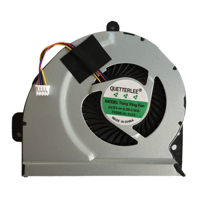 Ventilador de refrigeración del radiador del ordenador portátil Ventilador de refrigeración de la CPU para ASUS A43 / A83 / X43, For A43 / A83 / X43