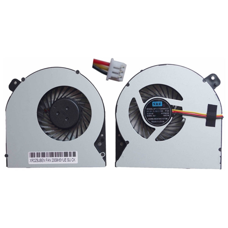Ventilador de refrigeración de la CPU del ventilador de refrigeración del radiador del ordenador portátil de 1,56 W para ASUS K55/K55D, For K55 / K55D