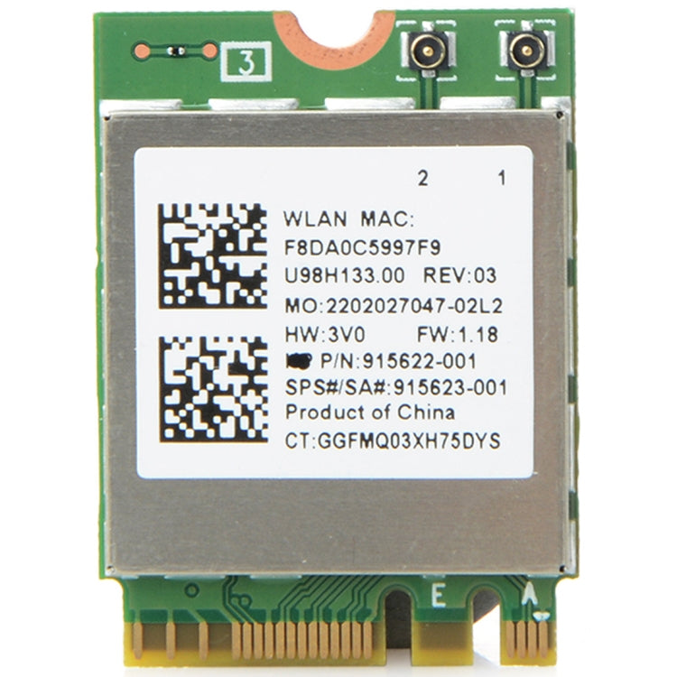 Tarjeta adaptadora de red RTL8822BE de doble banda AC 433M, tarjeta adaptadora de red inalámbrica Bluetooth 4,0 para Dell/ASUS/Toshiba/Sony/Acer, RTL8822BE