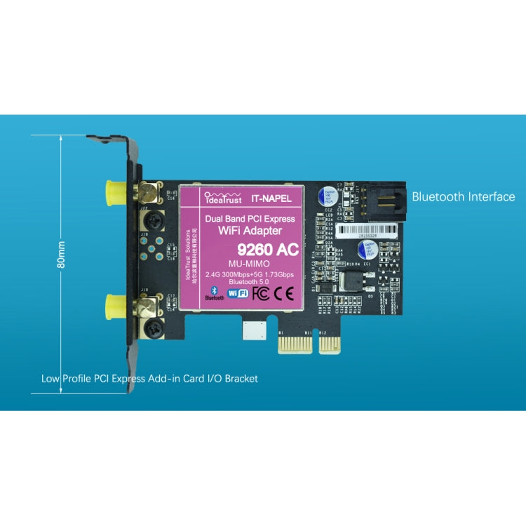 9260NGW nuevo para Intel Dual Band Wireless-AC 9260AC Bluetooth 5,0 5G 1730Mbps tarjeta de red Wifi PK 8265/7260/8260, 9260NGW