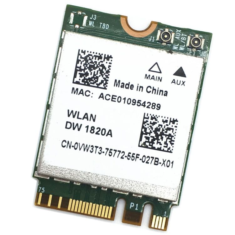 Tarjeta inalámbrica DW1820A BCM94350ZAE 802.11ac BT4.1 867Mbps M.2/NGFF WiFi, DW1820A