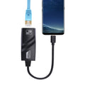 Adaptador de red USB-C / Type-C a RJ45 Gigabit Ethernet de 15 cm, RJ45