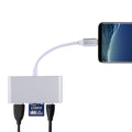 5 en 1 Micro SD + SD + USB 3.0 + USB 2.0 + Puerto Micro USB a USB-C / Type-C OTG COMBO Adaptador Lector de tarjetas para tableta, teléfono inteligente, PC, 5 in 1(Silver), 5 in 1(Gold)