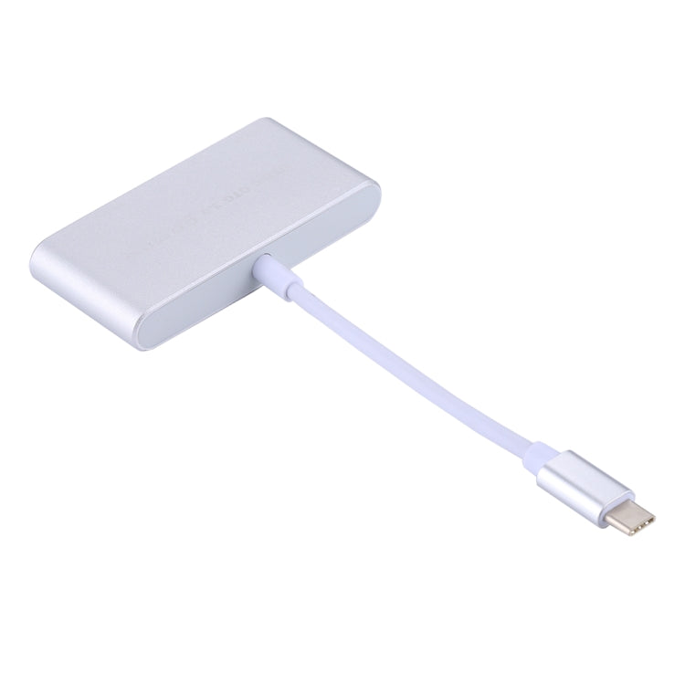 5 en 1 Micro SD + SD + USB 3.0 + USB 2.0 + Puerto Micro USB a USB-C / Type-C OTG COMBO Adaptador Lector de tarjetas para tableta, teléfono inteligente, PC, 5 in 1(Silver), 5 in 1(Gold)
