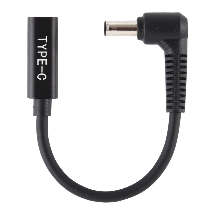 Cable cargador/adaptador de corriente hembra DP de 5,0 x 1,0 mm a tipo C
