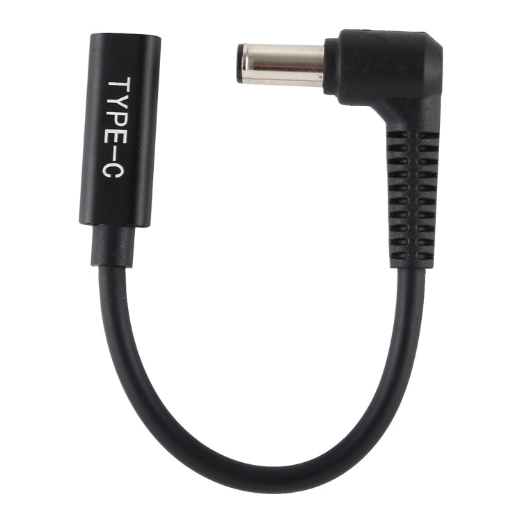 Cable cargador/adaptador de corriente hembra DP de 6,0 x 0,6 mm a tipo C