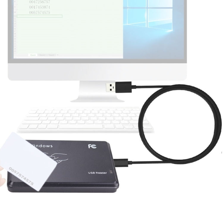 Lector de tarjetas inductivo con interfaz USB de 5W para tarjeta IC / ID