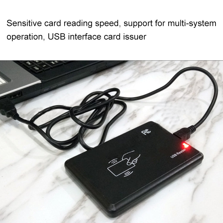 Lector de tarjetas inductivo con interfaz USB de 5W para tarjeta IC / ID
