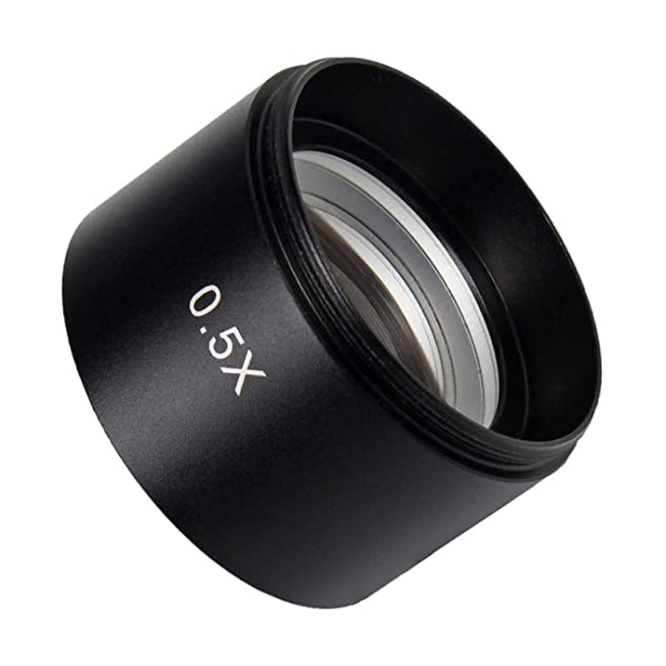 Microscopios estéreo Lente objetivo auxiliar Lente Barlow Lupa 0.5X WD165, 0.5X WD165