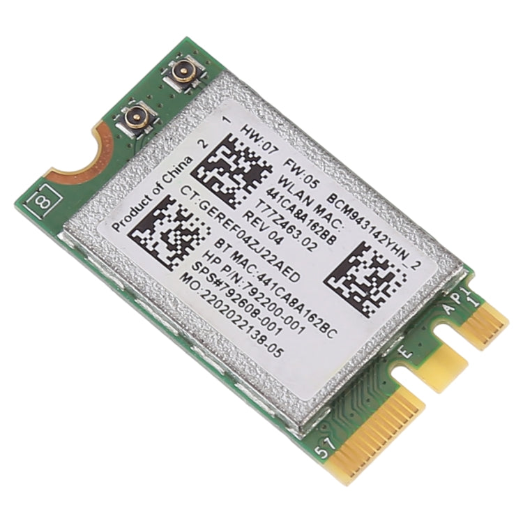 BCM943142Y M.2 NGFF Tarjeta de red inalámbrica 150Mbps 802.11b/g/n Bluetooth 4.0, BCM943142Y