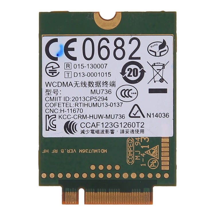 Tarjeta de red inalámbrica para Huawei MU736 3G WWAN Módulo de tarjeta 723985-001 748599-001, MU736