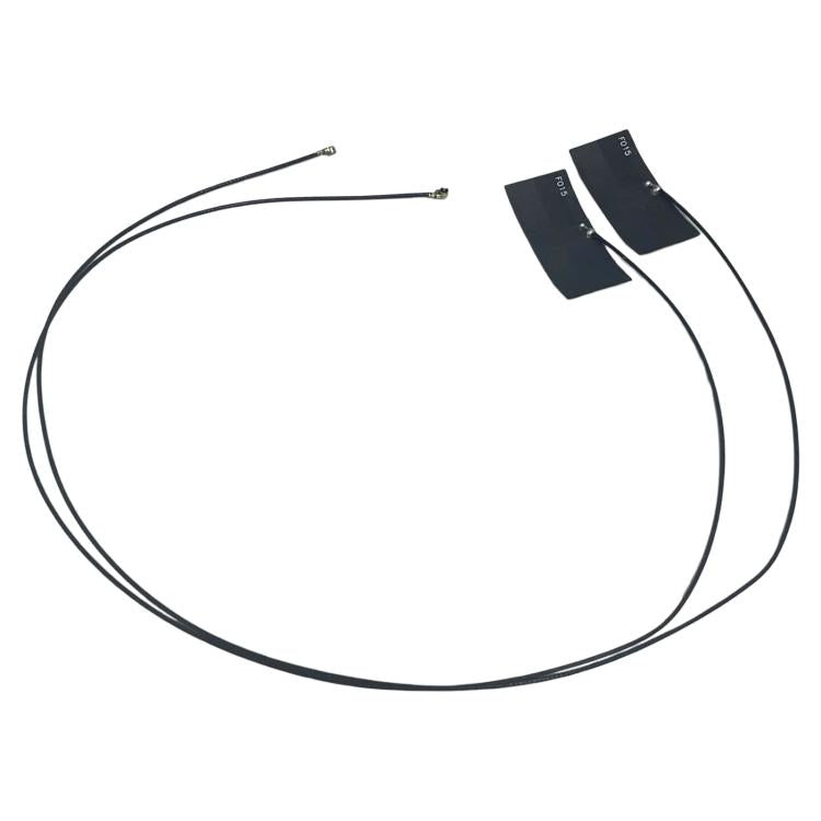 1 par Mini PCI-E Wifi antena interna Universal portátil Wifi Bluetooth antena de película amarilla para tarjeta de red inalámbrica tableta