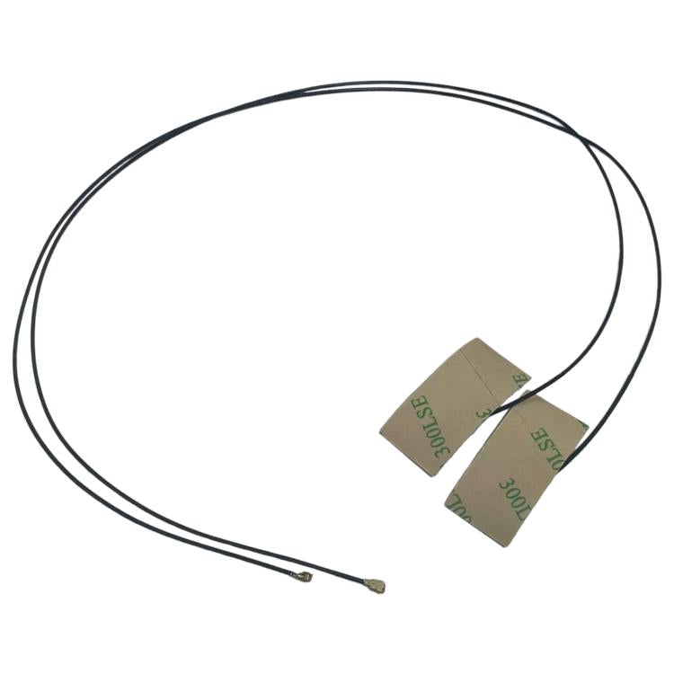 1 par Mini PCI-E Wifi antena interna Universal portátil Wifi Bluetooth antena de película amarilla para tarjeta de red inalámbrica tableta