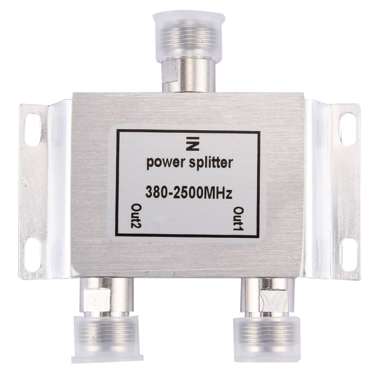 Divisor de potencia de 2 vías con adaptador hembra N de 380-2500 MHz, Female Adapter