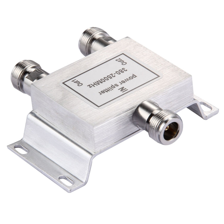 Divisor de potencia de 2 vías con adaptador hembra N de 380-2500 MHz, Female Adapter